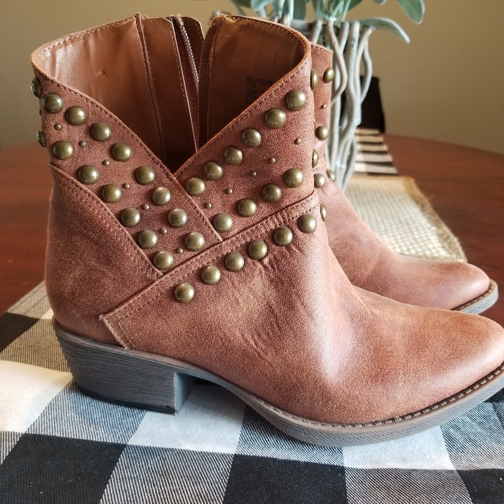 Studded booties